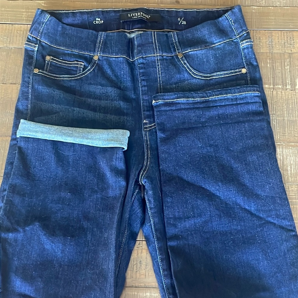 Liverpool the crop Jean size 6/28